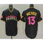 San Diego Padres #13 Manny Machado Black Jereymy 20th Anniversary Cool Base Stitched Jersey
