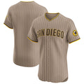 San Diego Padres Sand Jereymy Alternate Vapor Premier Elite Patch Jersey