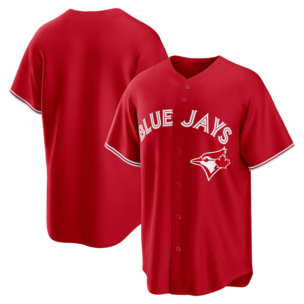 Toronto Blue Jays Red Jereymy Canada Day Replica Jersey