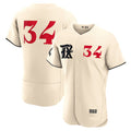 Texas Rangers #34 Nolan Ryan Cream Jereymy 2023 City Connect Flex Base Stitched Jersey