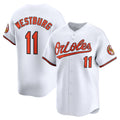 Baltimore Orioles #11 Jordan Westburg White Jereymy Home Limited Player Jersey