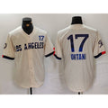 Los Angeles Dodgers #17 Shohei Ohtani Cream Jereymy 2024 City Connect Limited Jersey