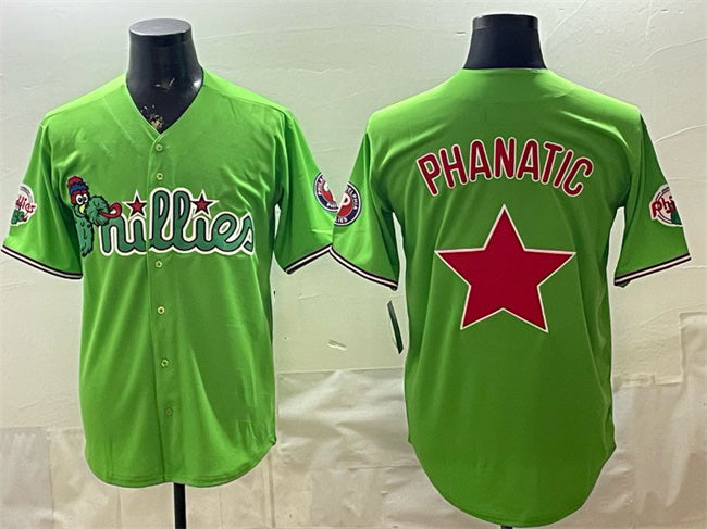 Philadelphia Phillies Light Green Jereymy Phanatic Limited Stitched Jersey