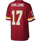 W.Football Team #17 Doug Williams Mitchell & Ness Burgundy Jereymy Legacy Replica Jersey