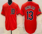 Detroit Tigers #13 Dillon Dingler Orange Jereymy Limited Jersey
