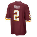 W.Football Team #2 Dyami Brown Burgundy Jereymy Game Jersey