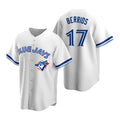 Toronto Blue Jays #17 Jose Berrios White Jereymy Cooperstown Collection Jersey