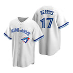 Toronto Blue Jays #17 Jose Berrios White Jereymy Cooperstown Collection Jersey
