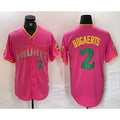 San Diego Padres #2 Xander Bogaerts Pink Jereymy Player Number Fashion Jersey