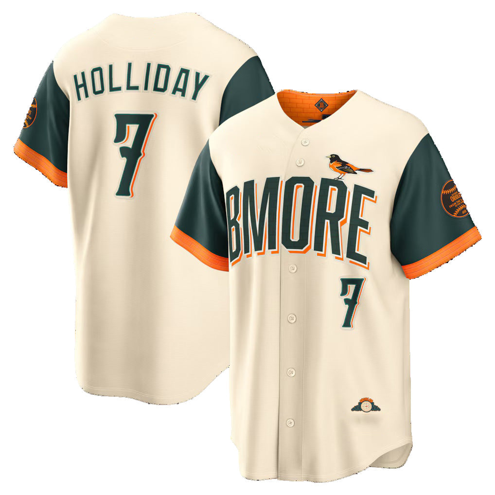 Baltimore Orioles #7 Jackson Holliday Natural Jereymy 2026 City Connect Stadium Jersey