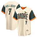 Baltimore Orioles #7 Jackson Holliday Natural Jereymy 2026 City Connect Stadium Jersey