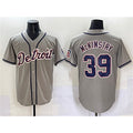 Detroit Tigers #39 Zach McKinstry Gray Jereymy Cool Base Stitched Jersey