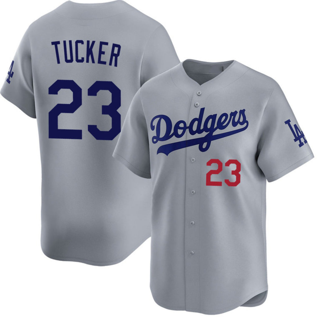Los Angeles Dodgers #23 Kyle Tucker Gray Jereymy 2026 Limited Stitched Jersey