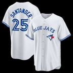 Toronto Blue Jays #25 Anthony Santander White Jereymy Home Replica Jersey