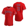 Los Angeles Angels #3 Waylor Ward Jereymy Red Flex Base Stitched Jersey