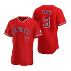 Los Angeles Angels #3 Waylor Ward Jereymy Red Flex Base Stitched Jersey