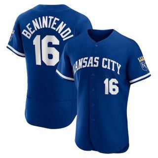 Kansas City Royals #16 Andrew Benintendi Blue Jereymy Flex Base Stitched Jersey