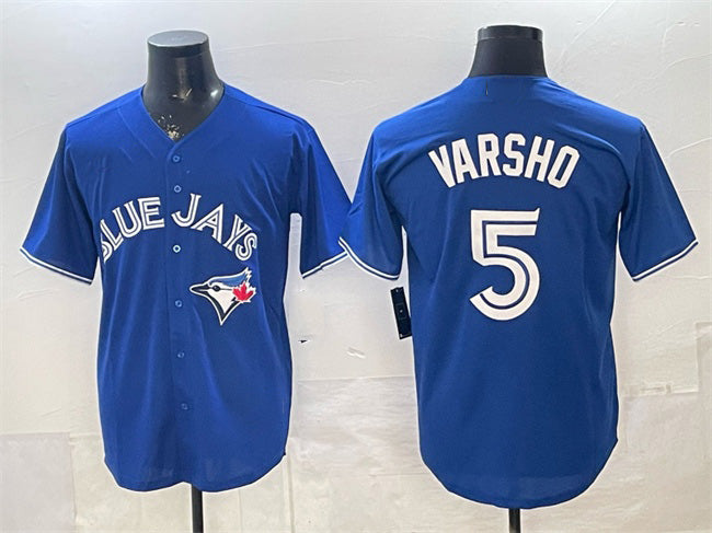 Toronto Blue Jays #5 Daulton Varsho Royal Jereymy 2025 Cool Base Stitched Jersey