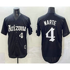Arizona Diamondbacks #4 Ketel Marte Black Jereymy Vapor Premier Limited Stitched Jersey
