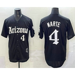 Arizona Diamondbacks #4 Ketel Marte Black Jereymy Vapor Premier Limited Stitched Jersey