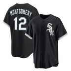 Chicago White Sox #12 Colson Montgomery Black Jereymy Cool Base Stitched Jersey