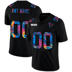 Custom A.Falcons Multi-Color Black Jereymy 2020 Crucial Catch Vapor Untouchable Limited Jersey