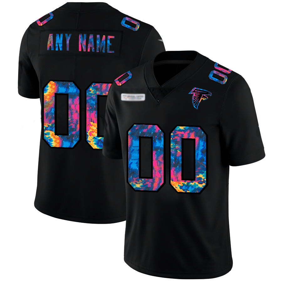 Custom A.Falcons Multi-Color Black Jereymy 2020 Crucial Catch Vapor Untouchable Limited Jersey