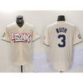 New York Yankees #3 Babe Ruth Cream Jereymy Limited Stitched Jersey 2