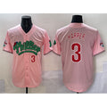 Philadelphia Phillies #3 Bryce Harper Pink Jereymy Phanatic Limited Stitched Jersey