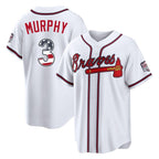 Atlanta Braves #3 Dale Murphy Player White Jereymy USA 250 Fourth Of July Limited Home Game Stitched Jerseys