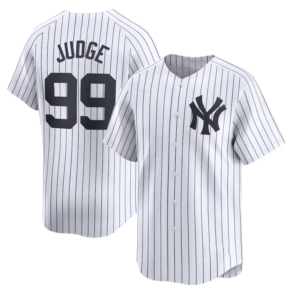 New York Yankees #99 Aaron Judge White Jereymy Home Limited Player Jerseys