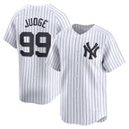 New York Yankees #99 Aaron Judge White Jereymy Home Limited Player Jerseys