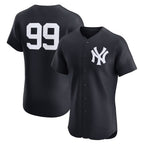 New York Yankees #99 Aaron Judge Navy Jereymy Alternate 2 Elite Jersey