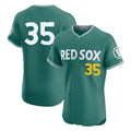 Boston Red Sox #35 Garrett Crochet Player Green Jereymy City Connect Limited Elite Home Game Stitched Jerseys1