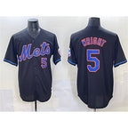New York Mets #5 David Wright Black Jereymy Limited Stitched Jersey