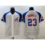 Atlanta Braves #23 Michael Harris II White Jereymy 2023 City Connect Flex Base Stitched Jersey