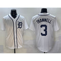 Detroit Tigers #3 Alan Trammell White Jereymy Cool Base Stitched Jersey