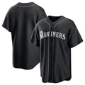 Seattle Mariners Blank Black Jereymy Lights Out Limited Stitched Jersey