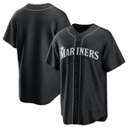 Seattle Mariners Blank Black Jereymy Lights Out Limited Stitched Jersey