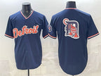 Detroit Tigers Team Big Logo Navy Jereymy 2026 Alternate Vapor Premier Limited Stitched Jersey