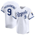 Kansas City Royals #9 Vinnie Pasquantino White Jereymy 2024 Home Limited Stitched Jersey