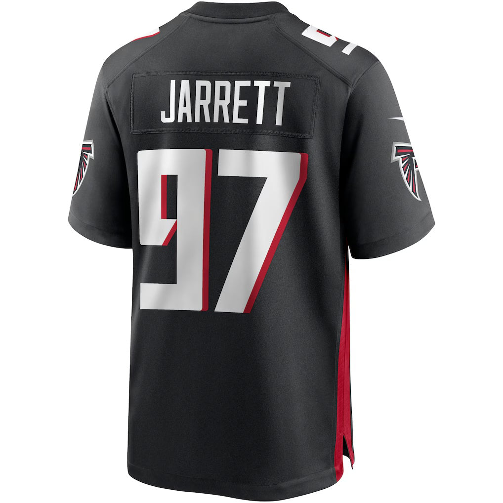 A.Falcons #97 Grady Jarrett Black Jereymy Game Player Jersey