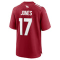 A.Cardinals #17 Zay Jones Cardinal Jereymy Team Game Jersey