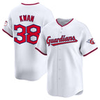 Cleveland Guardians #38 Steven Kwan White Jereymy Home Limited Stitched Jersey
