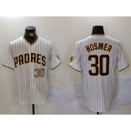 San Diego Padres #30 Eric Hosmer White Jereymy Stitched Cool Base Jerseys