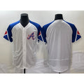 Atlanta Braves Blank White Jereymy 2023 City Connect Flex Base Stitched Jersey