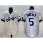 Los Angeles Dodgers #5 Freddie Freeman White Jereymy City Connect Cool Base Stitched Jersey