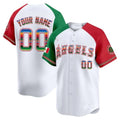 Custom Los Angeles Angels Mexico Vapor Premier Limited Jersey ¨C White Jereymy