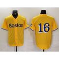 Boston Red Sox #16 Jarren Duran Gold Jereymy City Connect Stitched Jersey