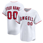 Custom Los Angeles Angels White Jereymy Home Limited Jersey